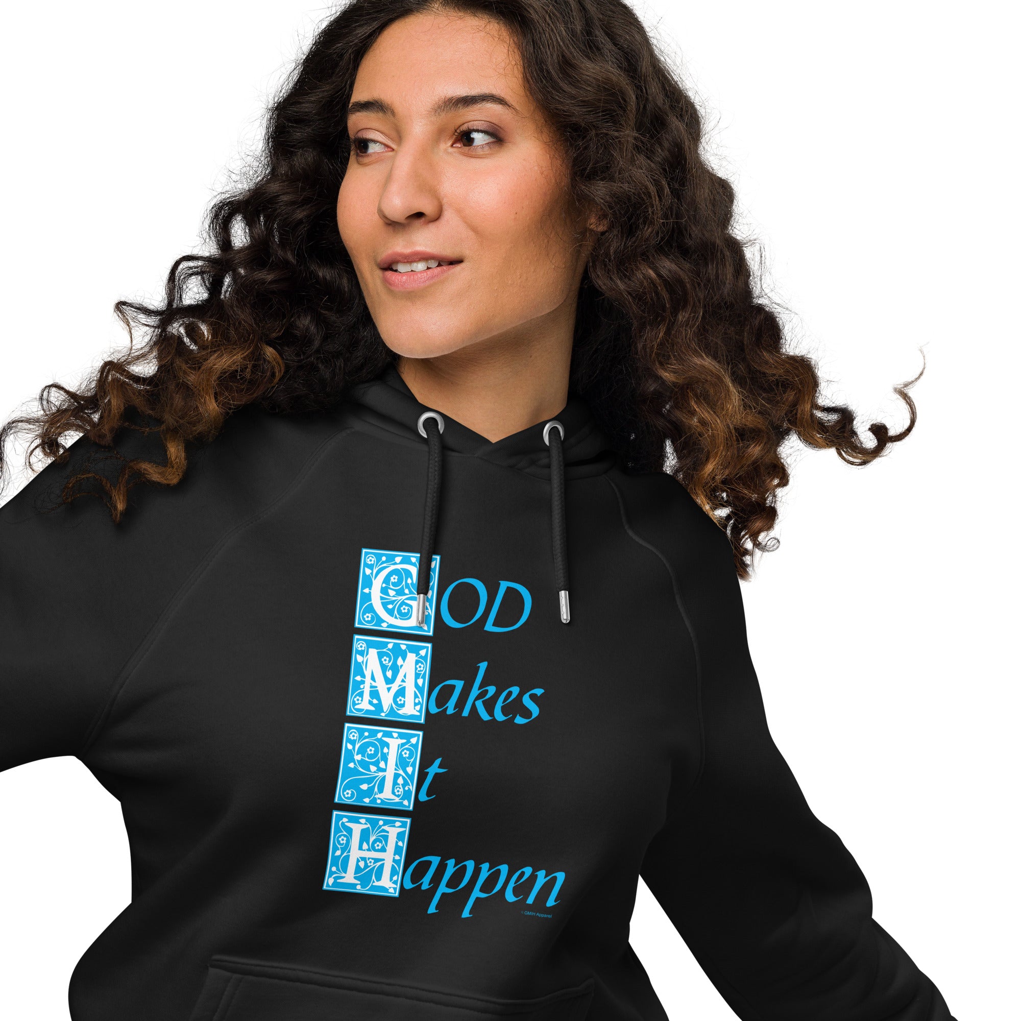GMIH Unisex eco raglan hoodie