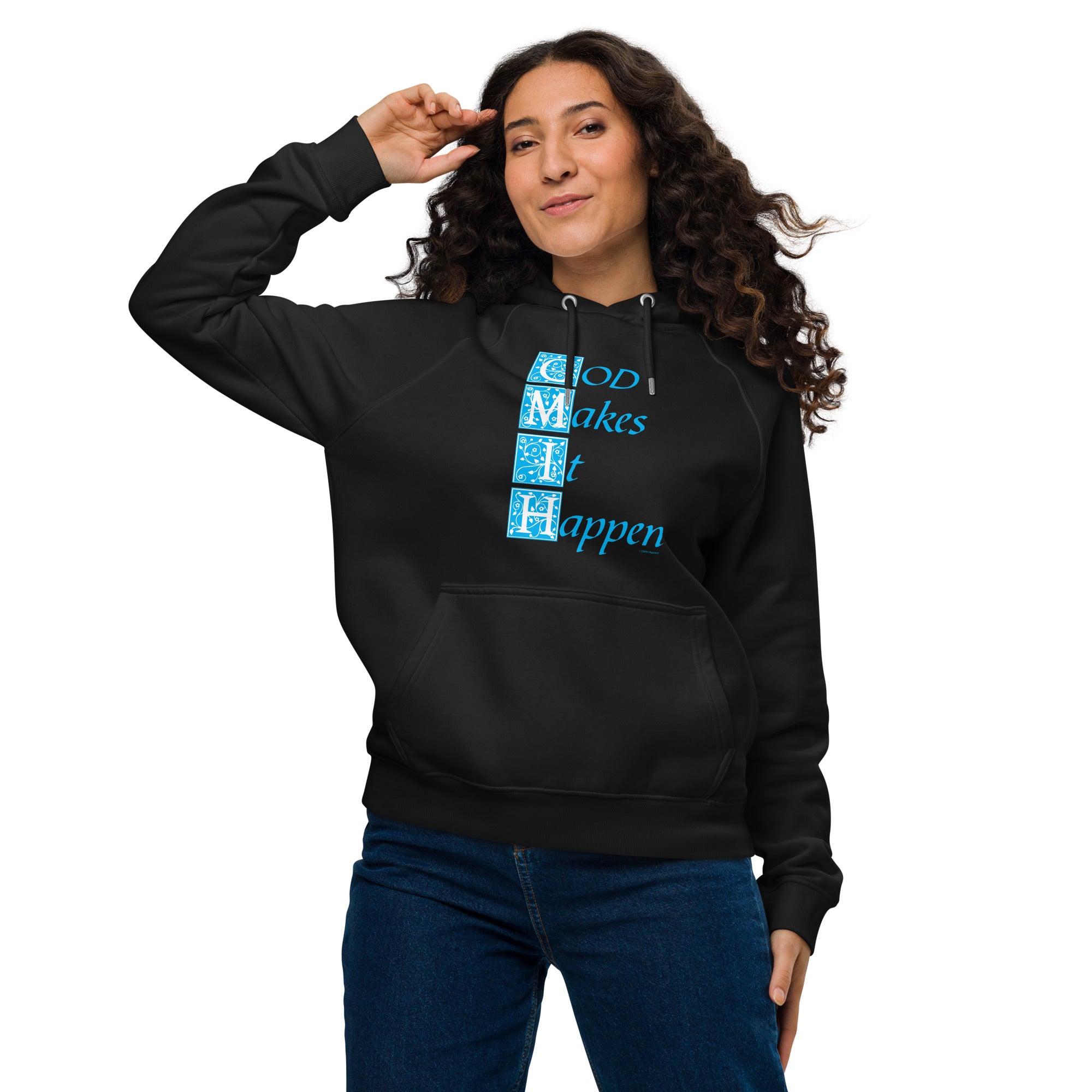 GMIH Unisex eco raglan hoodie