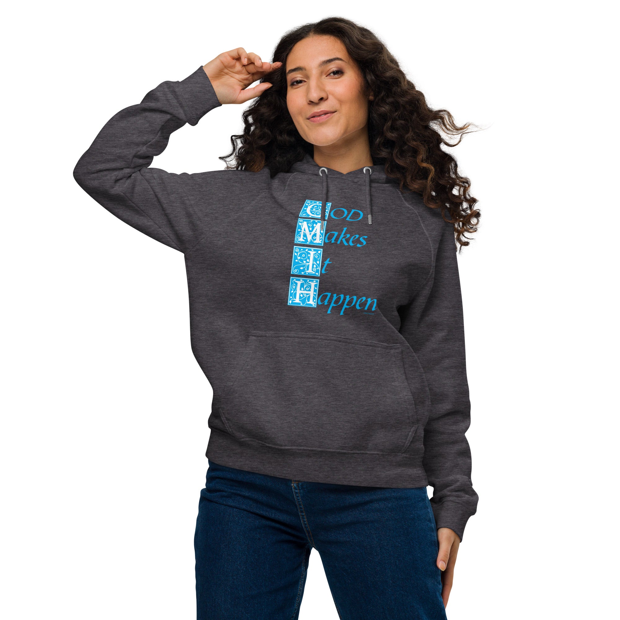 GMIH Unisex eco raglan hoodie